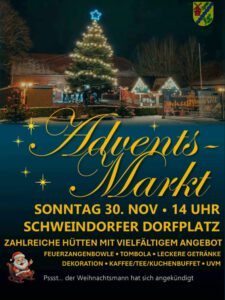 Schweindorfer Adventsmarkt 2025 @ Dorfgemeinschaftshaus "Oll School"